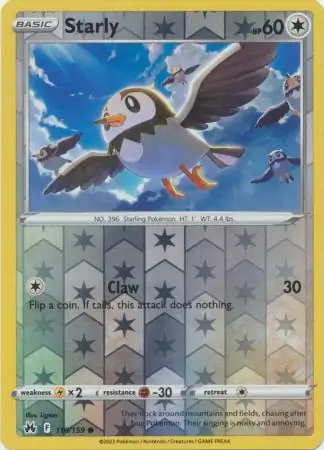 Starly, catalogue front