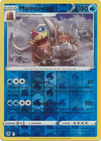 Mamoswine, catalogue front