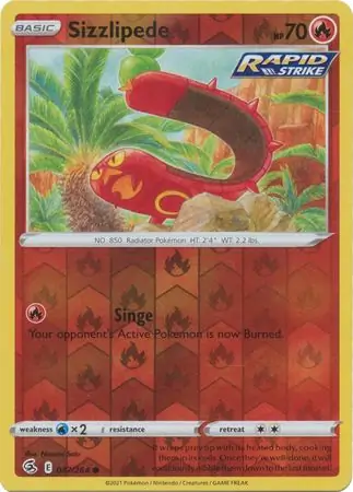 Sizzlipede, catalogue front