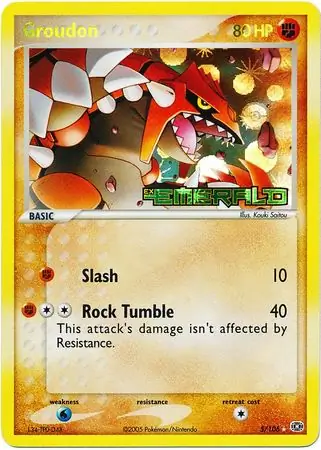 Groudon, catalogue front