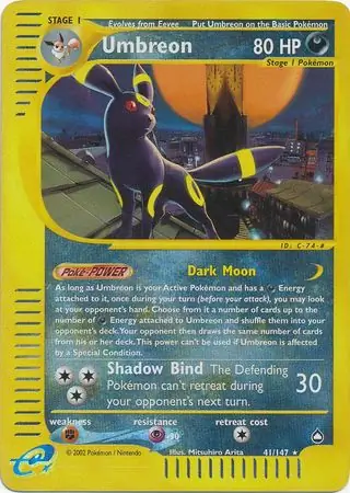 Umbreon, catalogue front