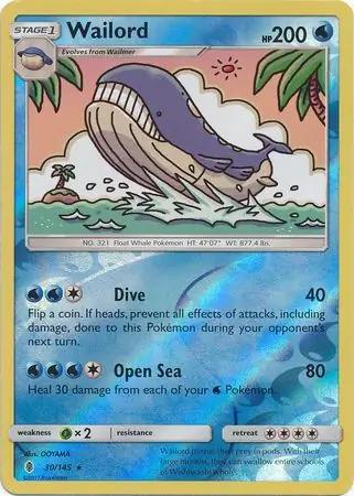 Wailord, catalogue front
