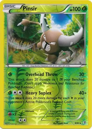 Pinsir, catalogue front