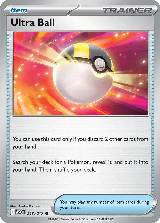Ultra Ball, catalogue front