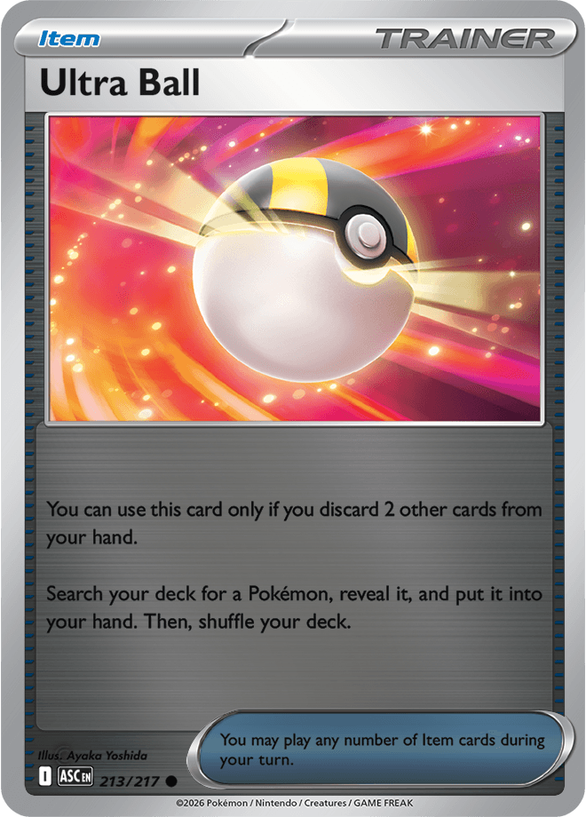 Ultra Ball, catalogue front
