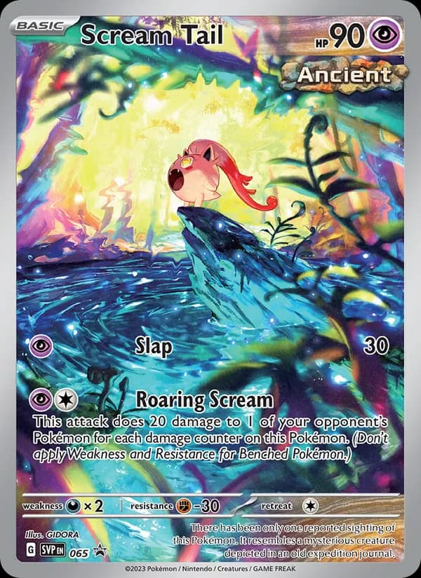 Scream Tail, catalogue front