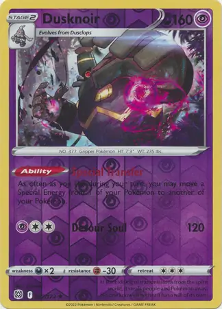 Dusknoir, catalogue front
