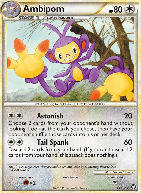 Ambipom, catalogue front