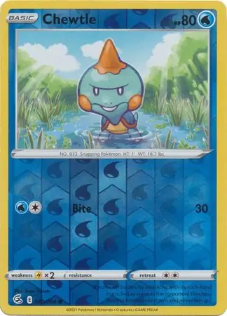 Chewtle, catalogue front