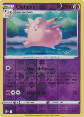 Clefable, catalogue front