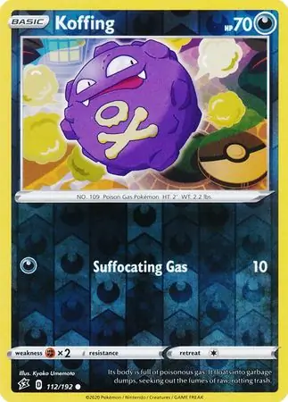 Koffing, catalogue front