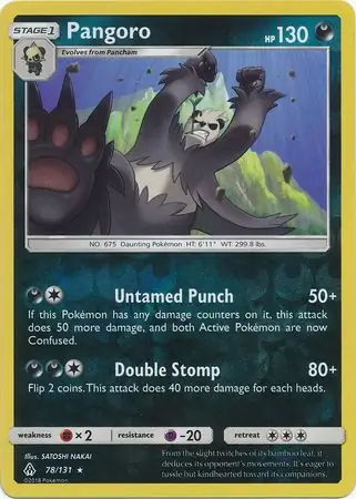 Pangoro, catalogue front