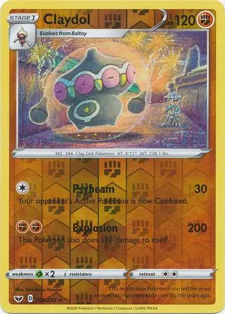 Claydol, catalogue front