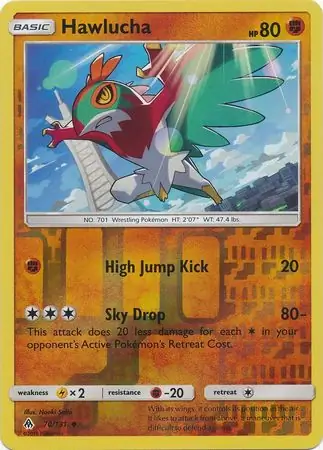 Hawlucha, catalogue front