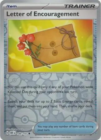 Letter of Encouragement, catalogue front