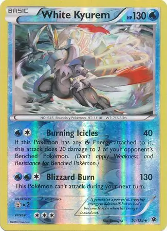 White Kyurem, catalogue front