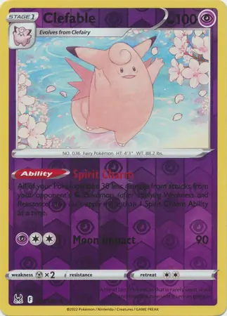 Clefable, catalogue front