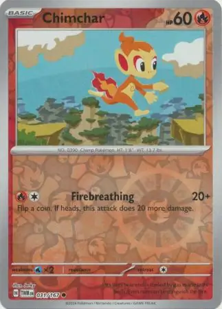 Chimchar, catalogue front