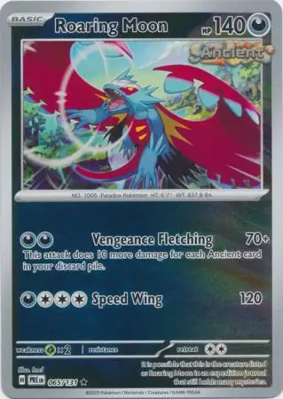 Roaring Moon, catalogue front