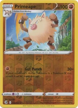 Primeape, catalogue front