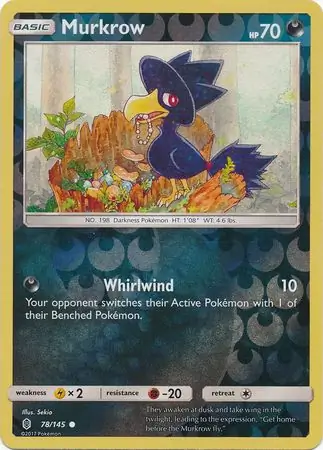 Murkrow, catalogue front