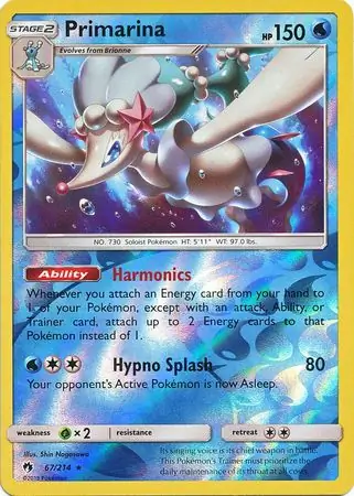 Primarina, catalogue front