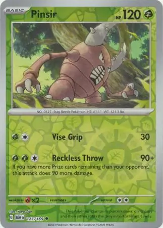 Pinsir, catalogue front