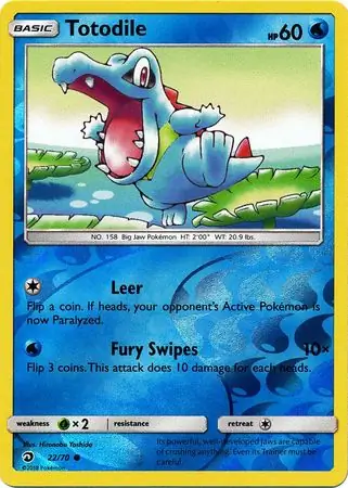 Totodile, catalogue front