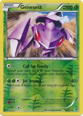 Genesect, catalogue front