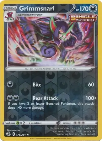 Grimmsnarl, catalogue front