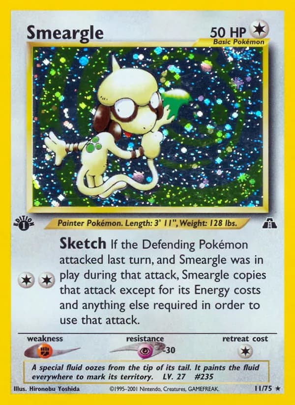 Smeargle, catalogue front