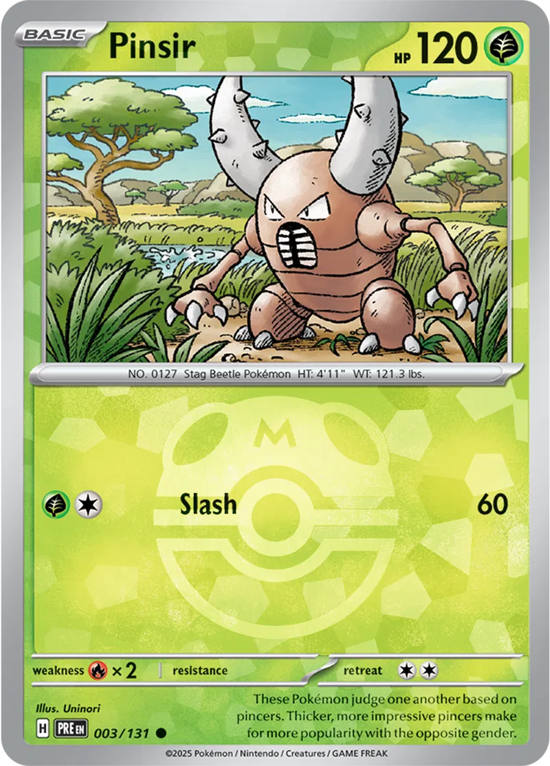 Pinsir, catalogue front