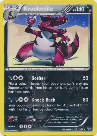 Krookodile, catalogue front