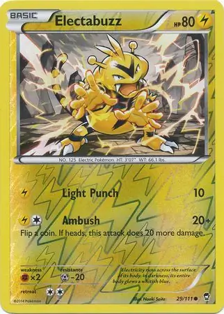 Electabuzz, catalogue front