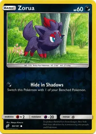 Zorua, catalogue front