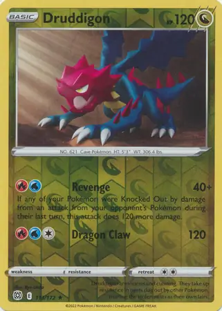 Druddigon, catalogue front