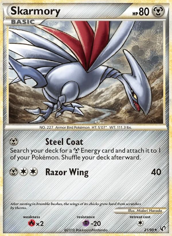 Skarmory, catalogue front