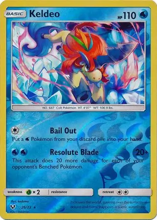 Keldeo, catalogue front