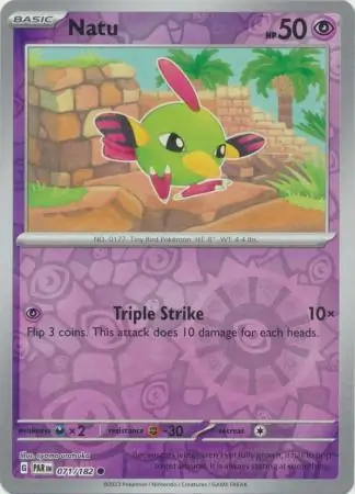 Natu, catalogue front