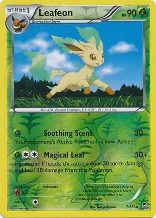Leafeon, catalogue front