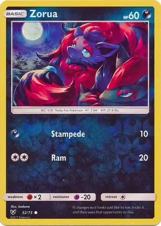 Zorua, catalogue front