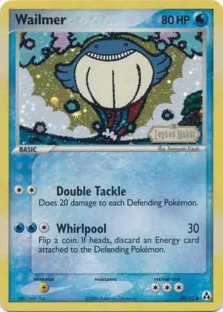 Wailmer, catalogue front