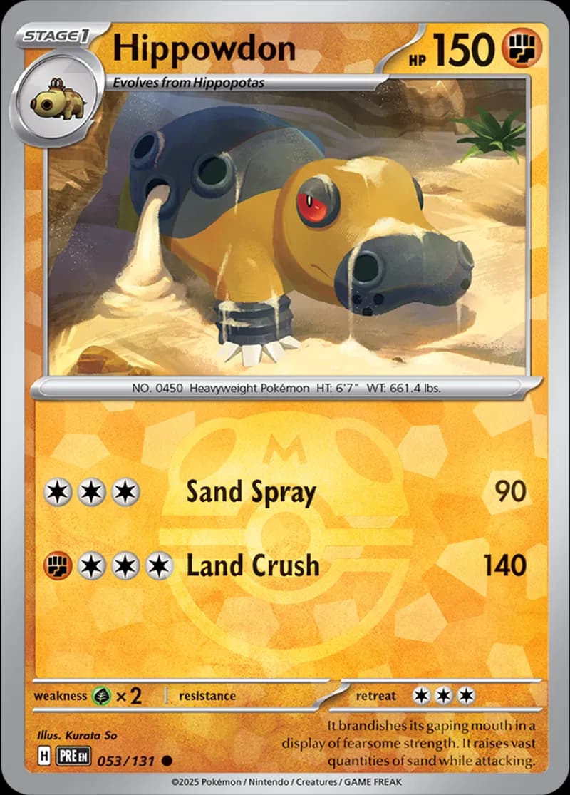 Hippowdon, catalogue front