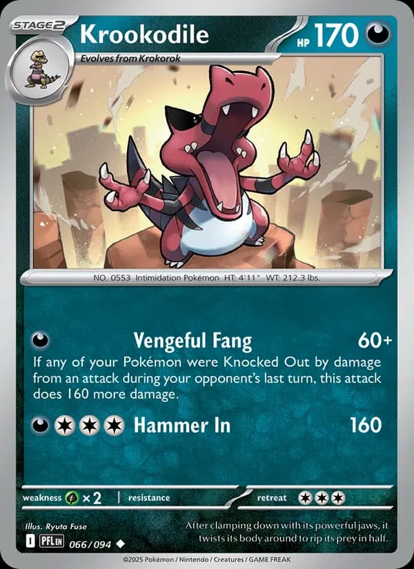 Krookodile, catalogue front