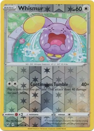 Whismur, catalogue front