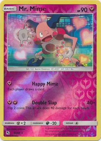Mr. Mime, catalogue front