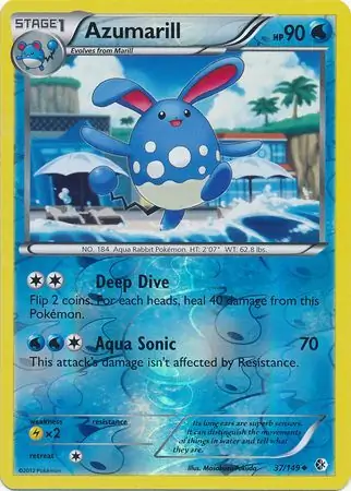 Azumarill, catalogue front