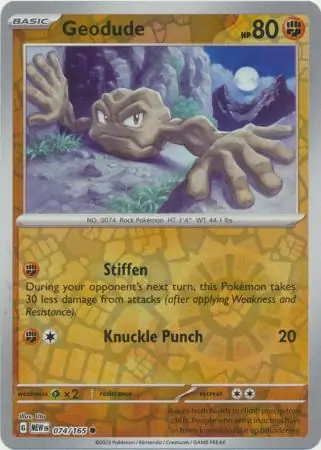 Geodude, catalogue front