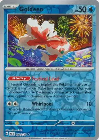 Goldeen, catalogue front