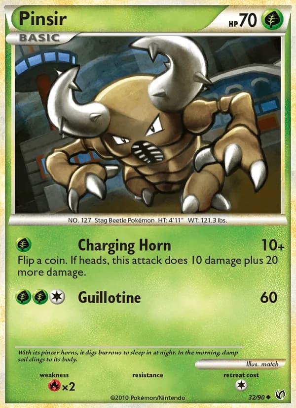 Pinsir, catalogue front